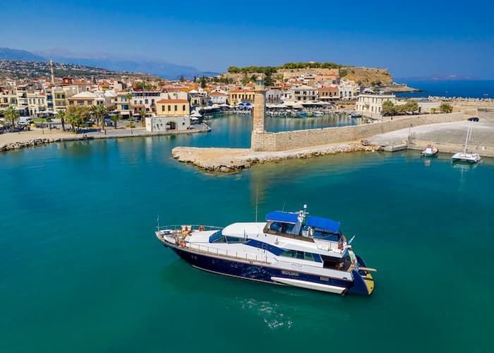 Crete Yacht Charter, island hopping Crete, yacht parties Crete