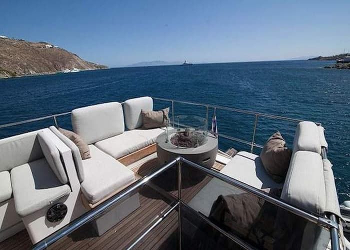 yacht interior, Cyclades yacht, luxury yacht